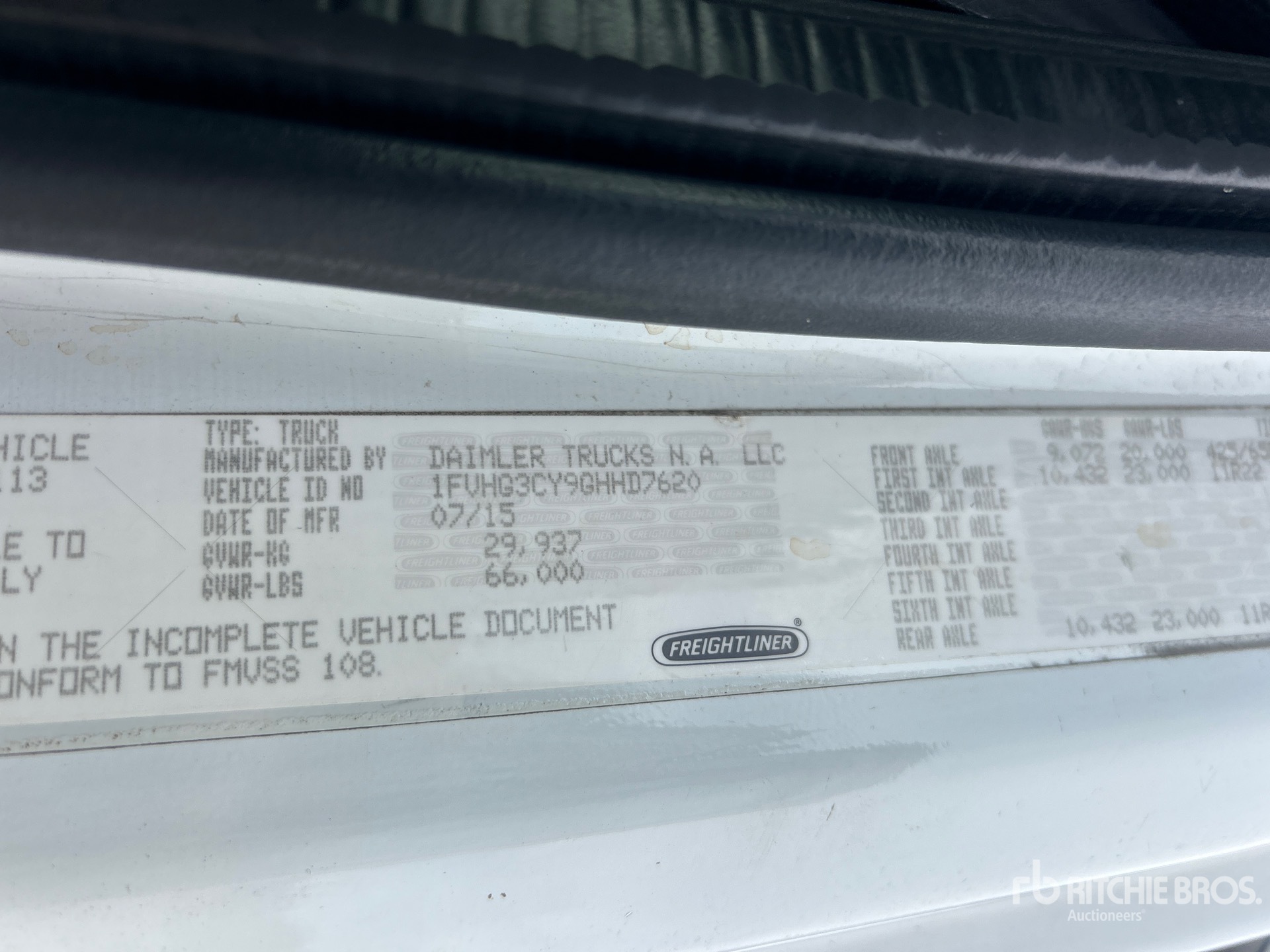 2016 Freightliner 114SD