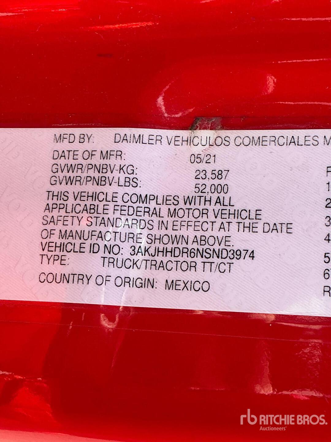 2022 Freightliner CASCADIA 126