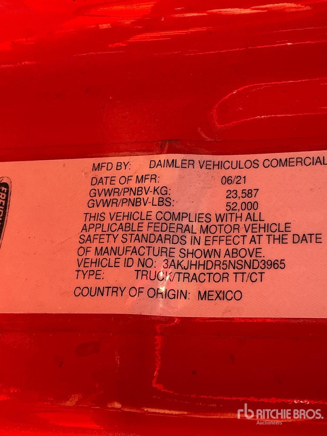 2022 Freightliner CASCADIA 126