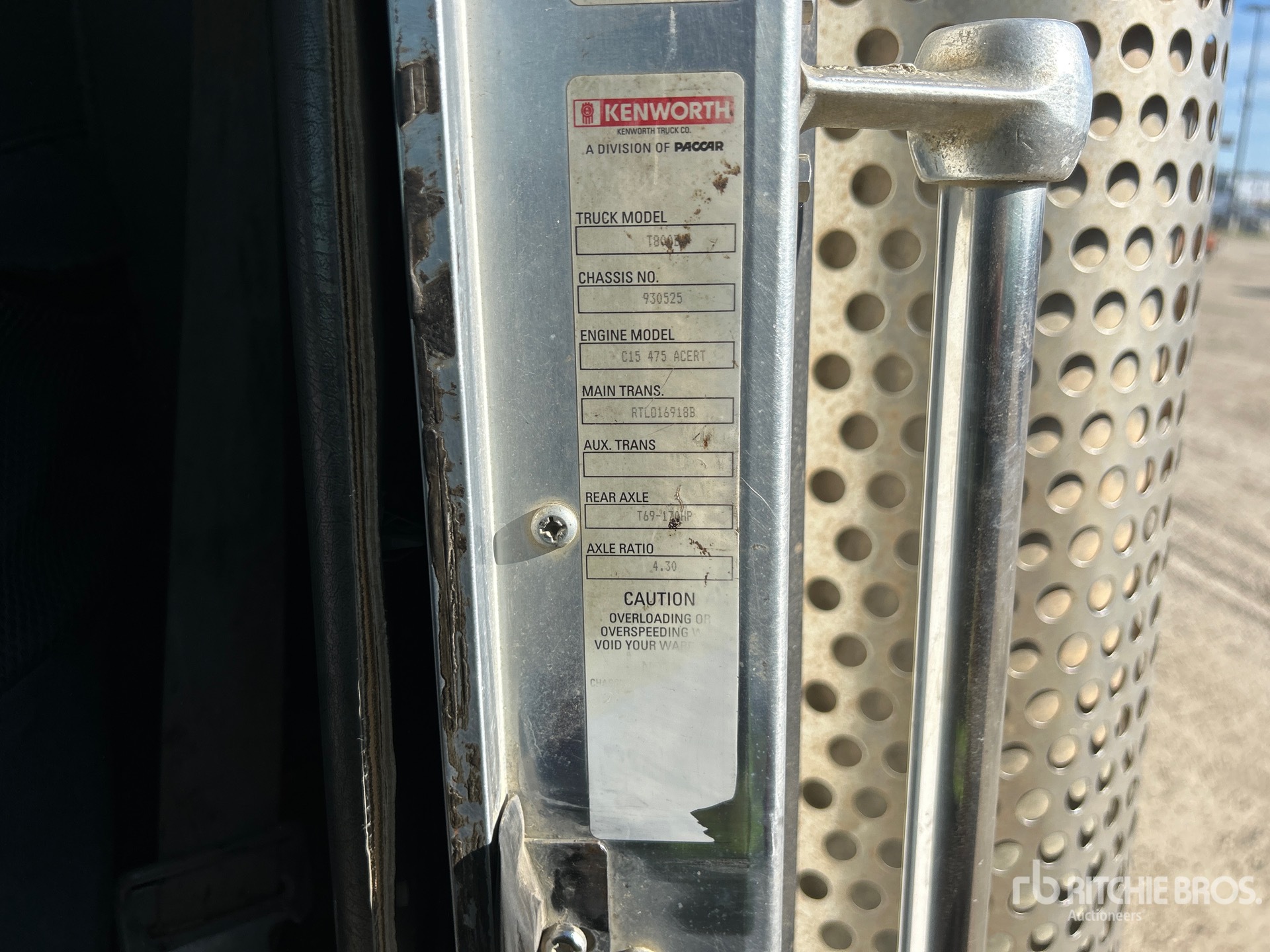 2007 Kenworth T800