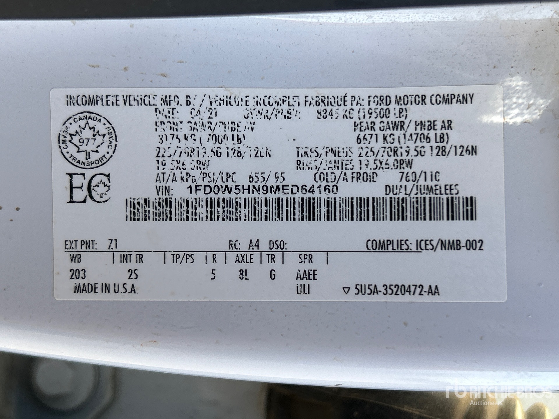 2021 Ford F-550