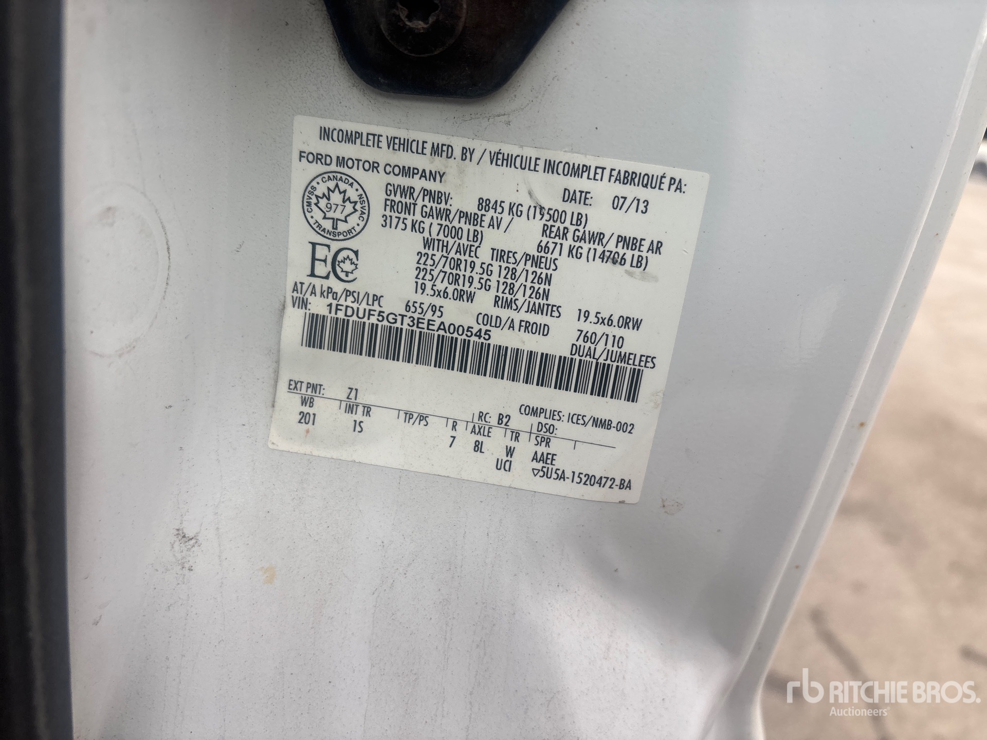 2014 Ford F-550 XL SUPER