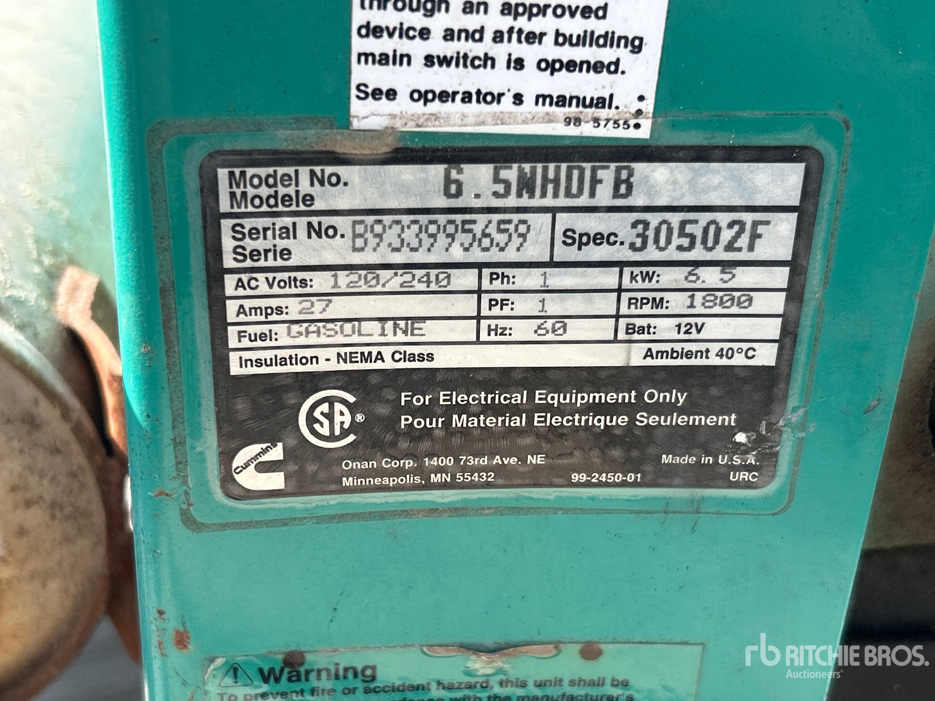 1993 Cummins 6.5NHDFB