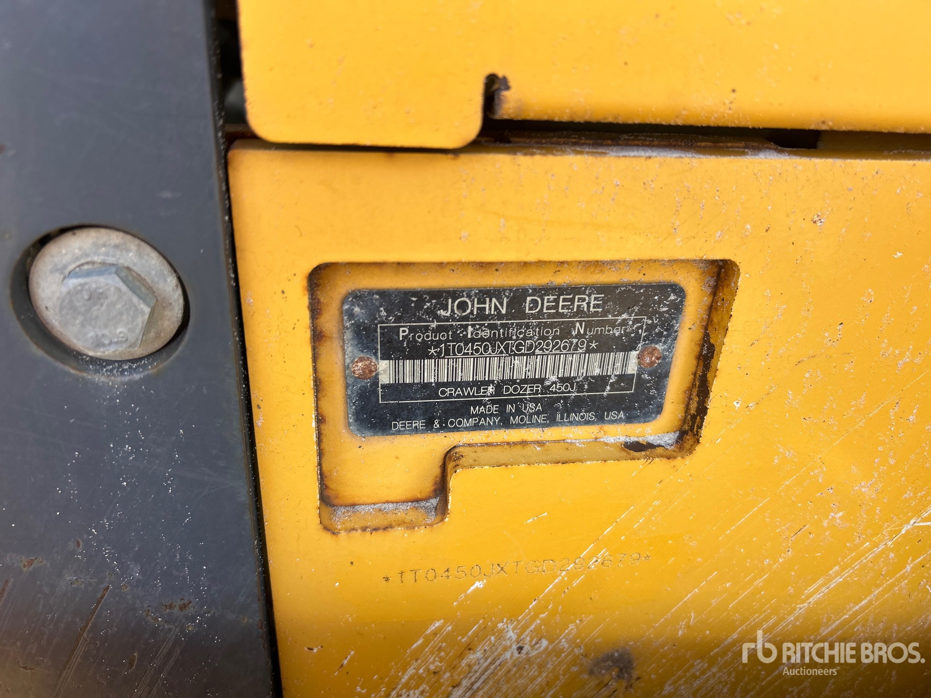 2016 John Deere 450J LT