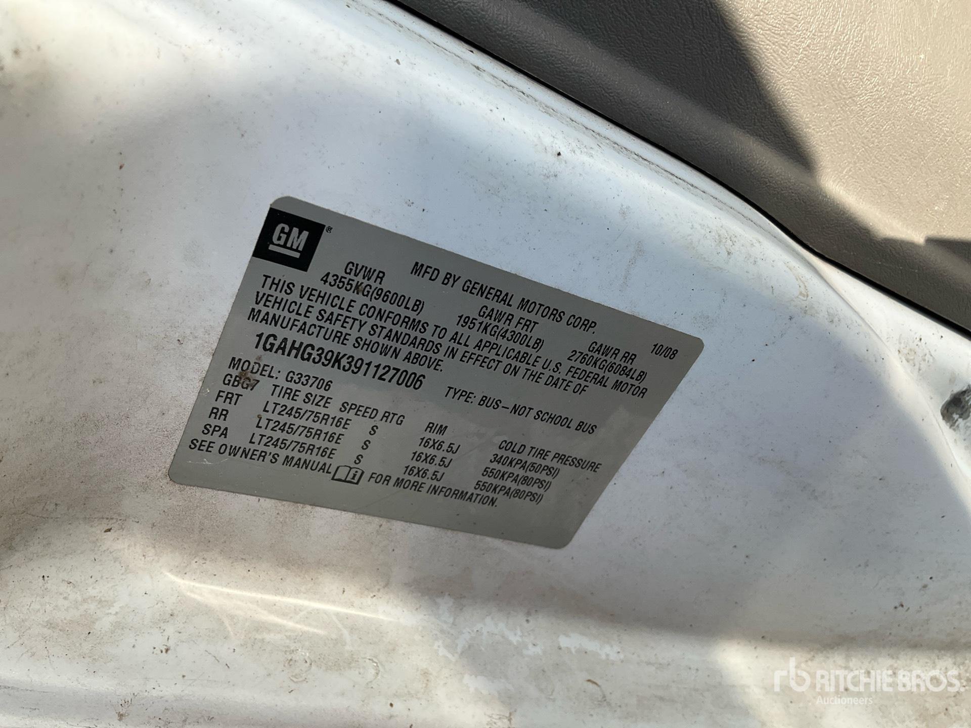 2009 Chevrolet EXPRESS 3500