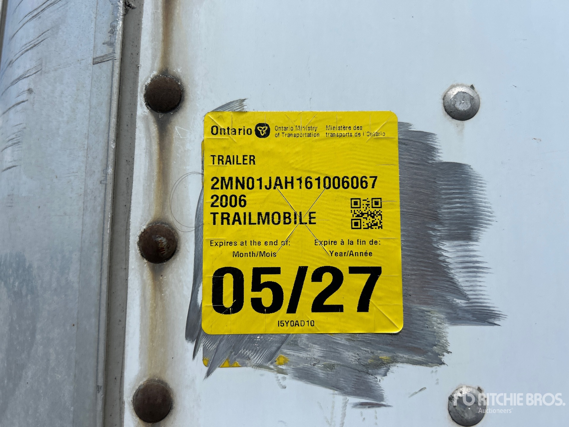 2006 Trailmobile 53 ft x 102 in T/A
