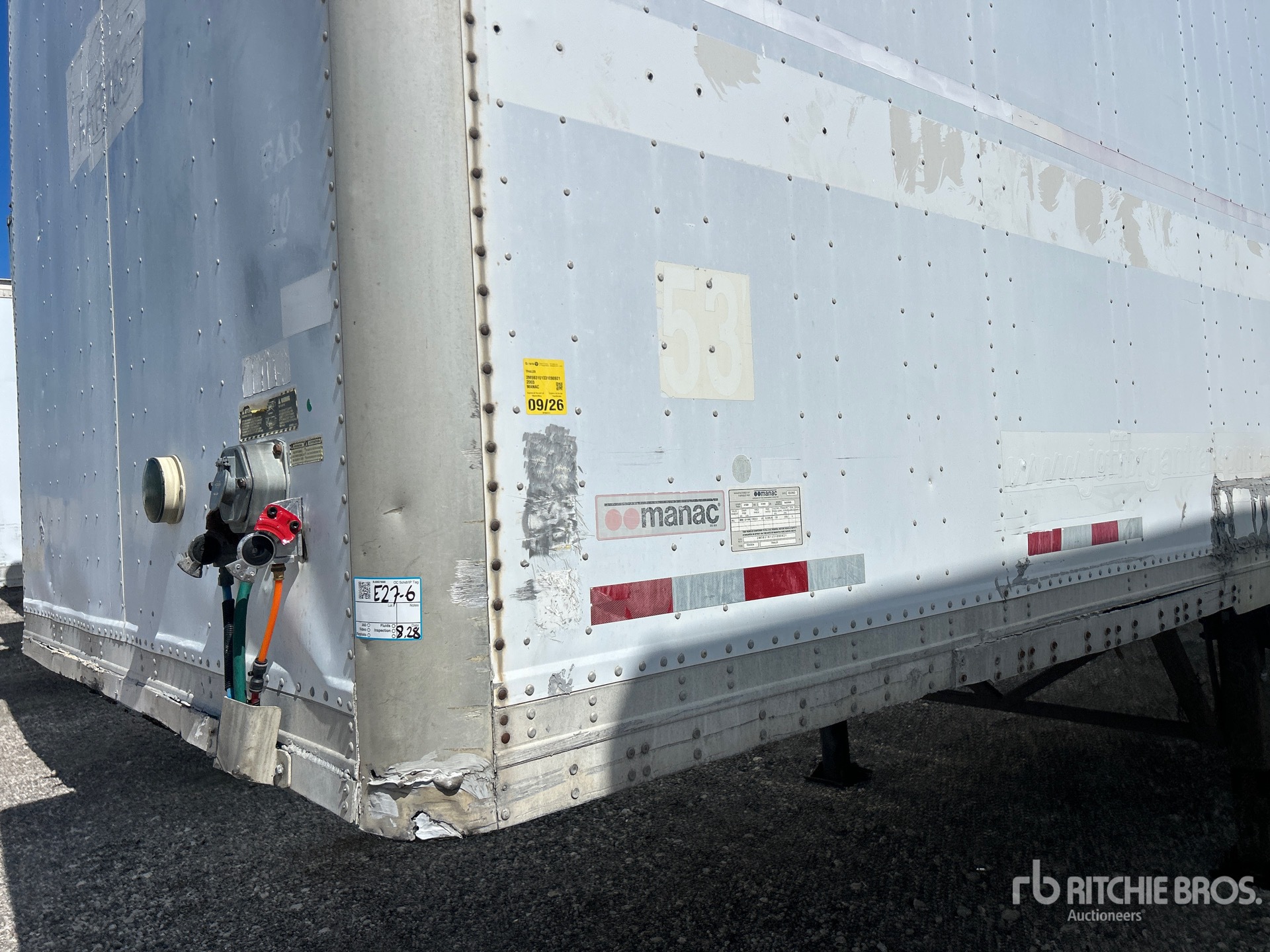 2003 Manac 53 FT X 102 IN TRI/A