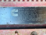 Engine with Emission Label