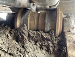 Undercarriage with Left Carrier Rollers