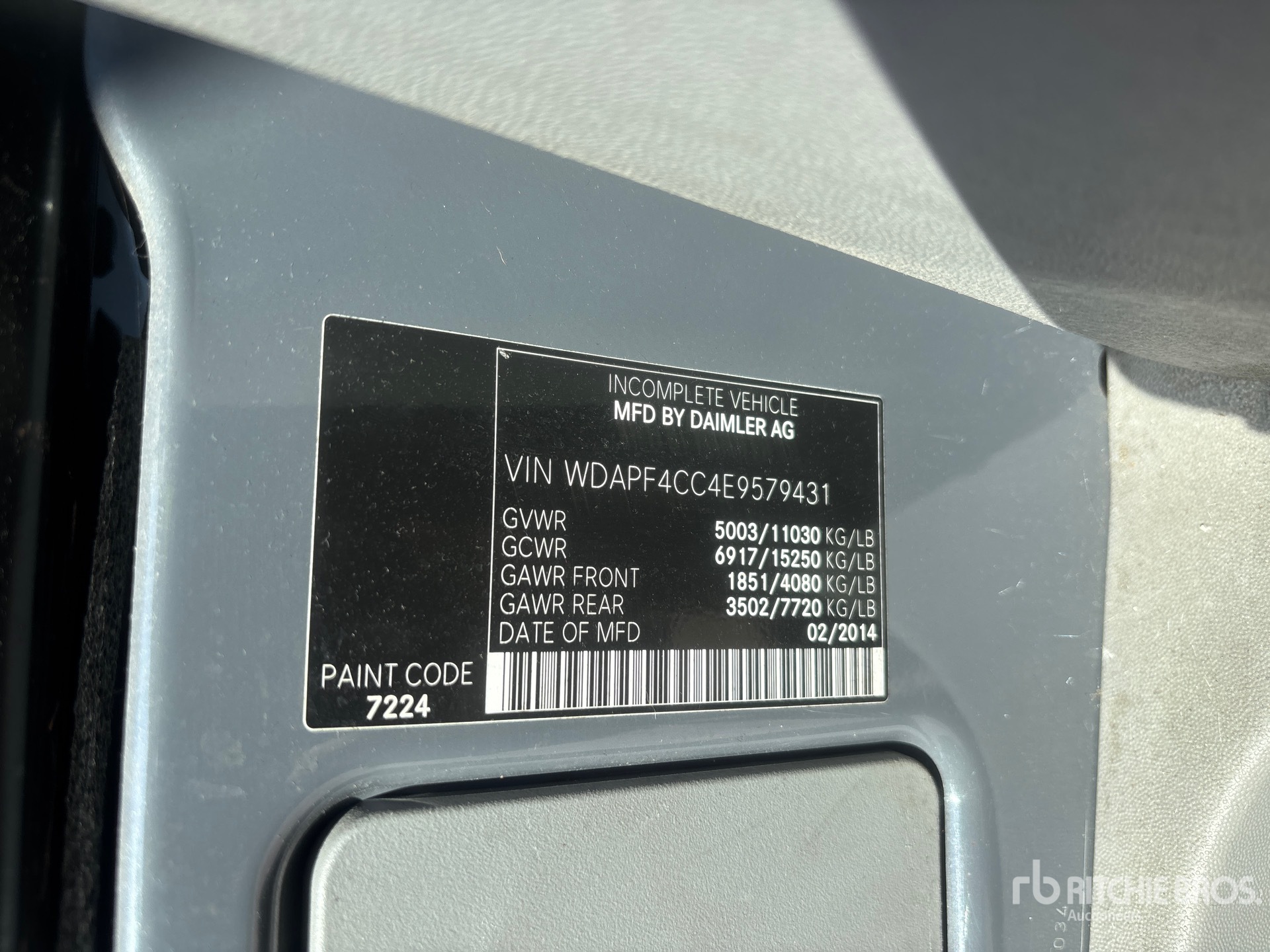 2014 Mercedes-Benz SPRINTER