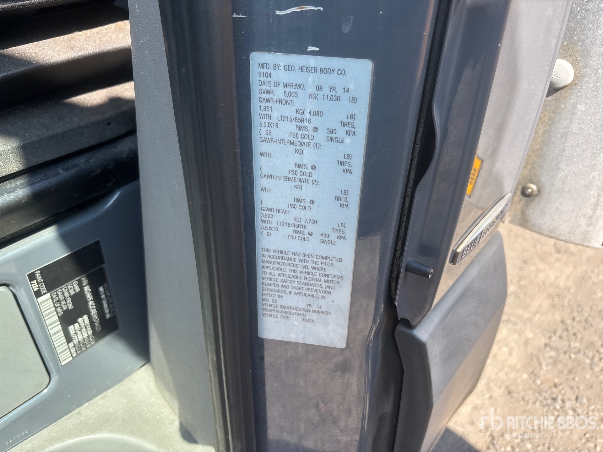 2014 Mercedes-Benz SPRINTER