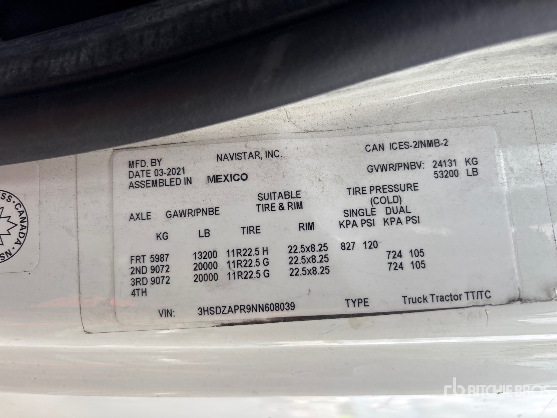 2022 International LT625
