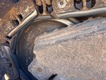 Undercarriage with Left Front Idler