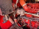 Engine with A/C Compressor