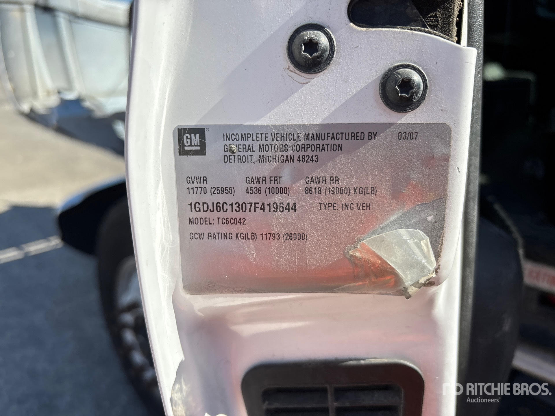 2007 GMC C6000