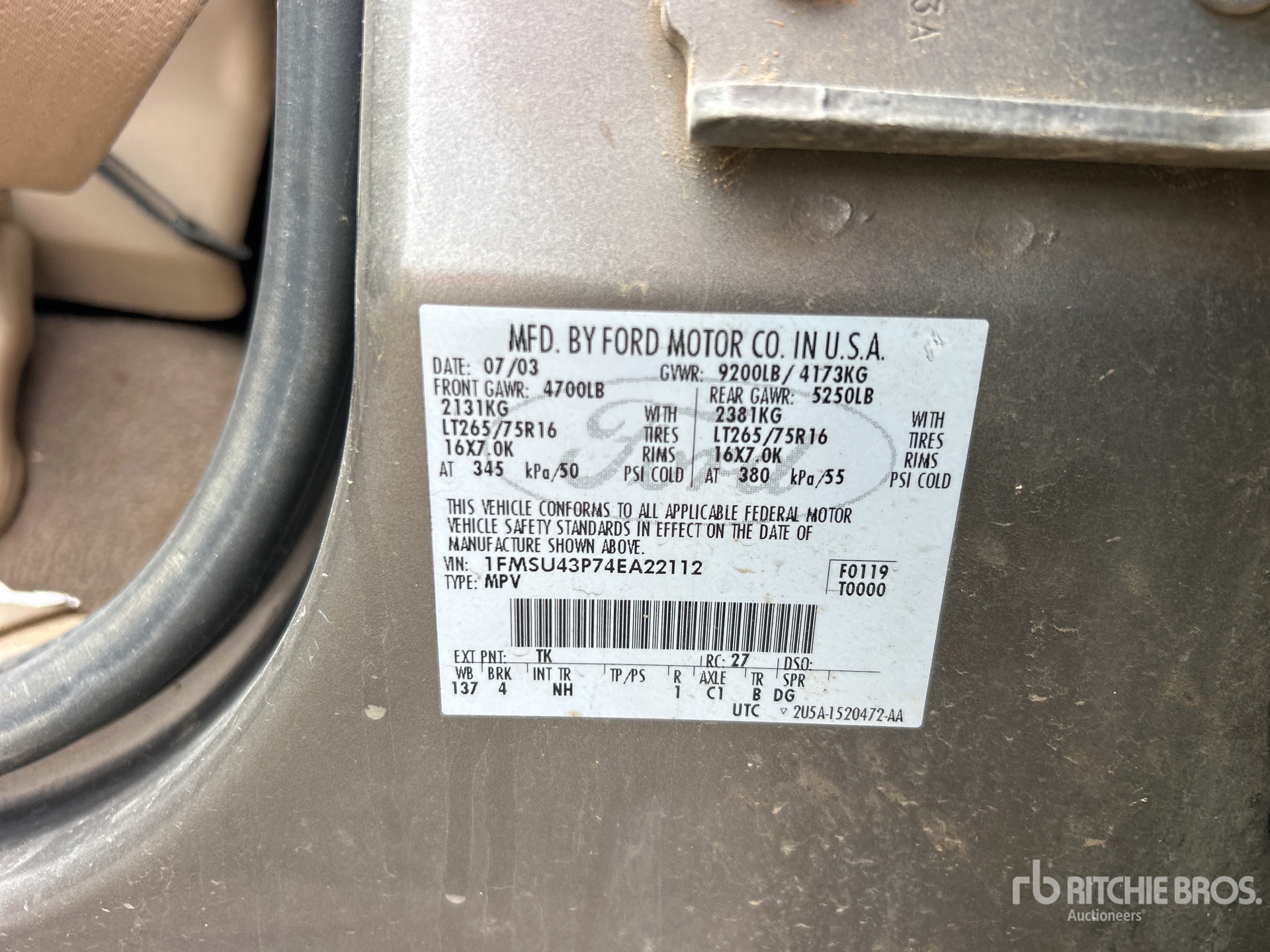 2004 Ford EXCURSION