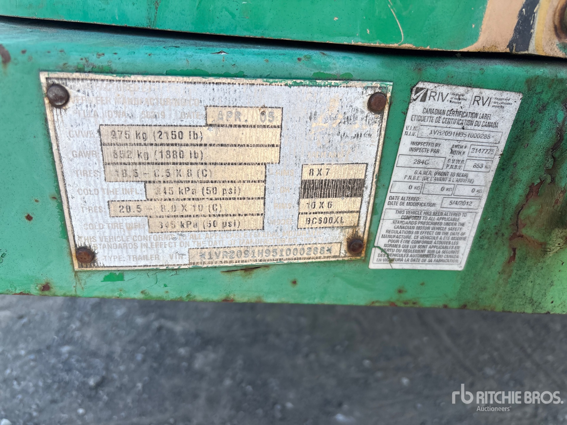 2005 Vermeer BC600