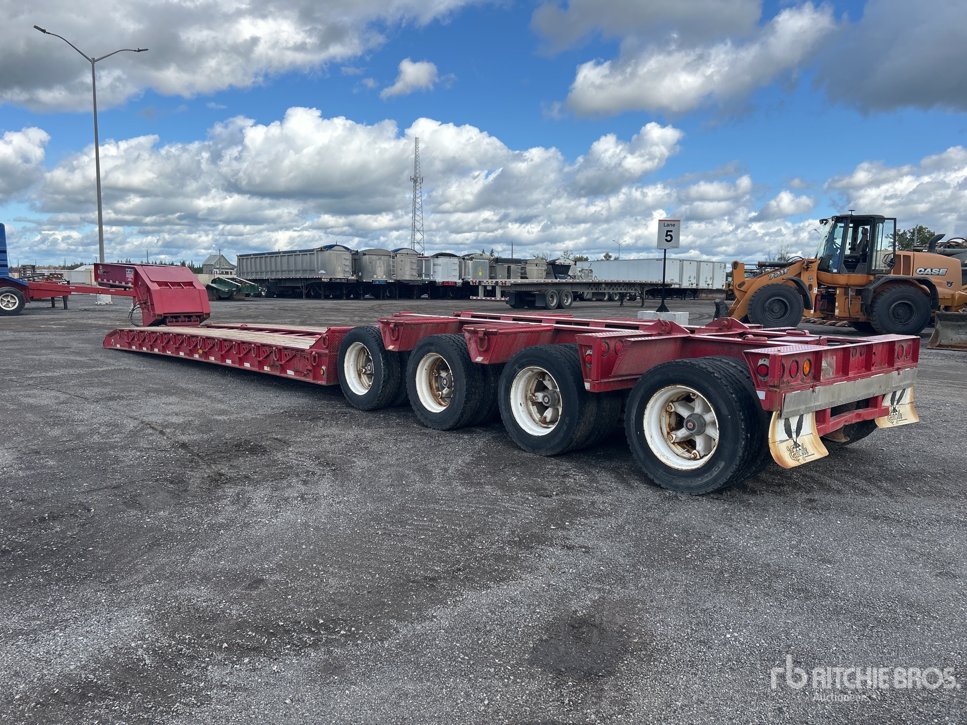 1997 J C Trailers Quad/A Removable Gooseneck