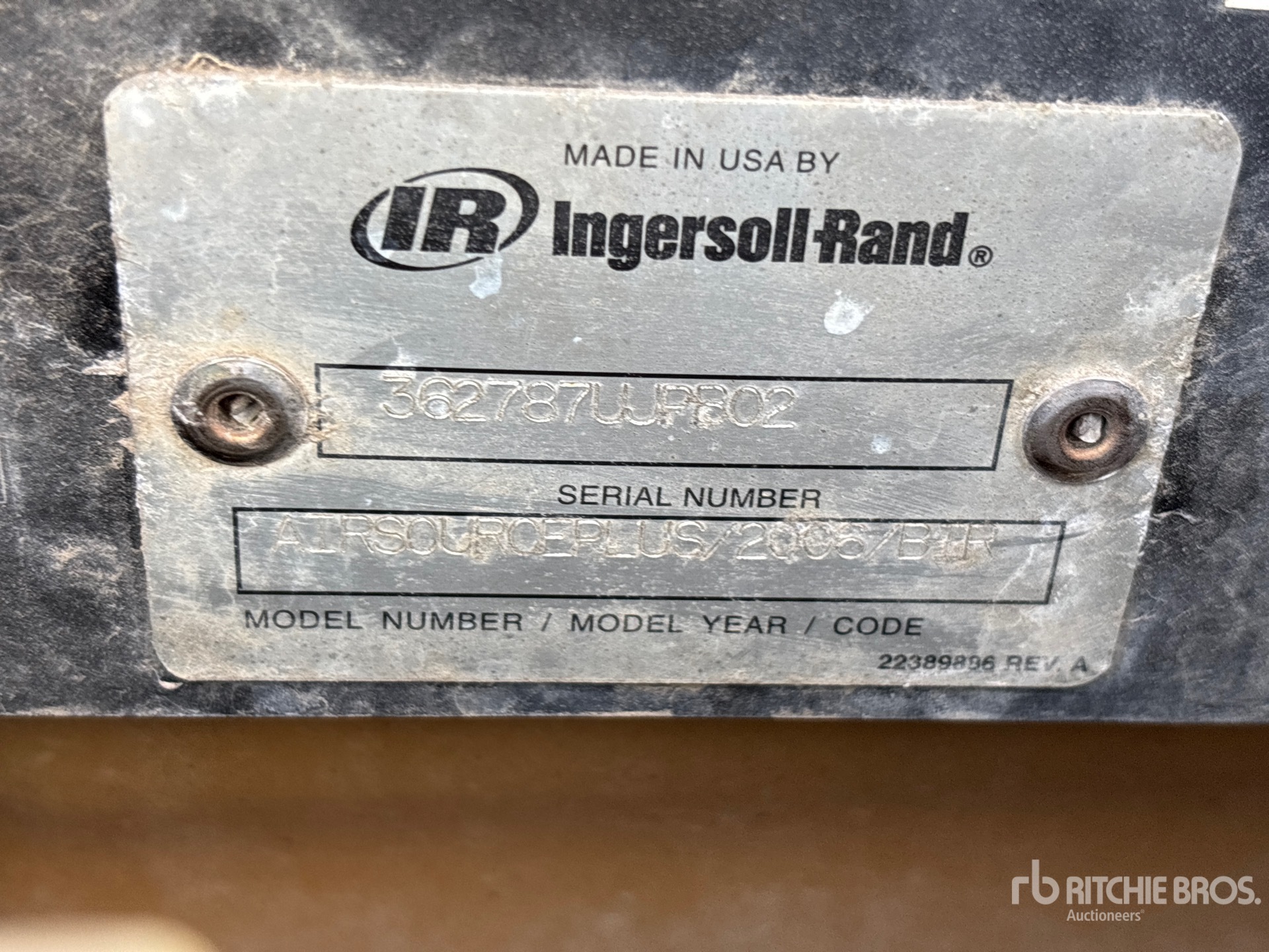 2006 Ingersoll Rand AIRSOURCEPLUS