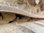 Undercarriage with Left Track Rollers