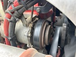 Engine with A/C Compressor