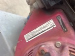 Engine with Emission Label