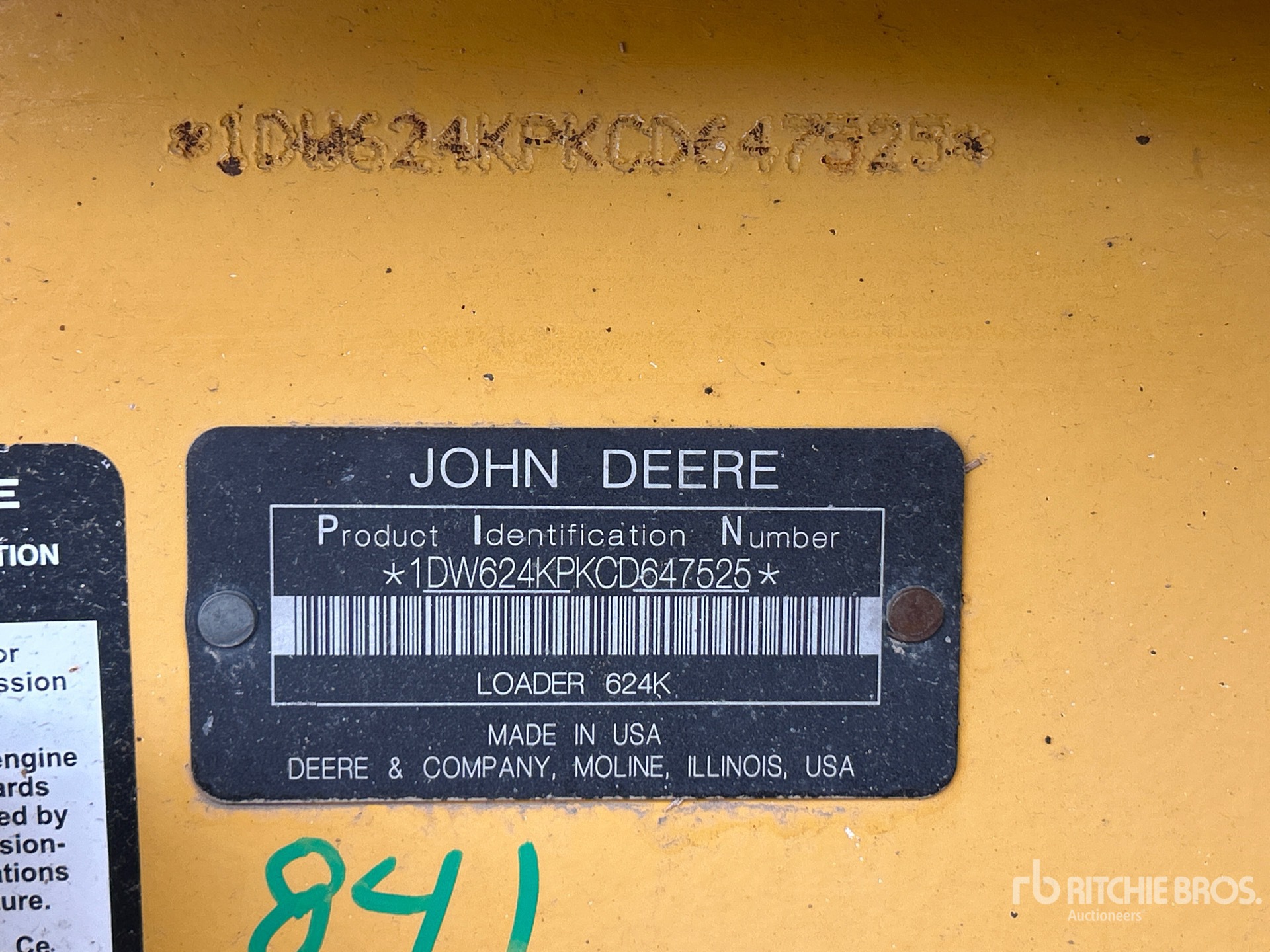 2012 John Deere 624K