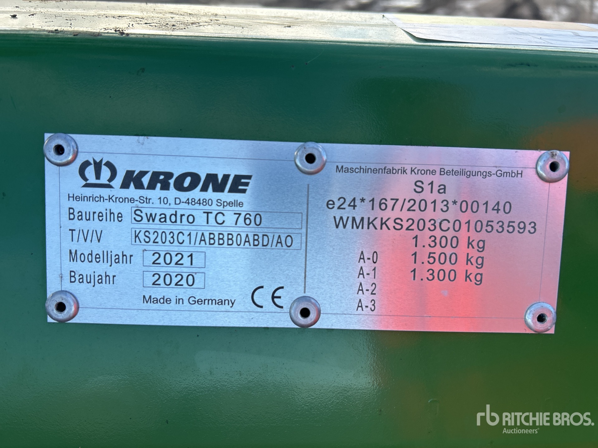 2020 Krone SWADRO TC 760
