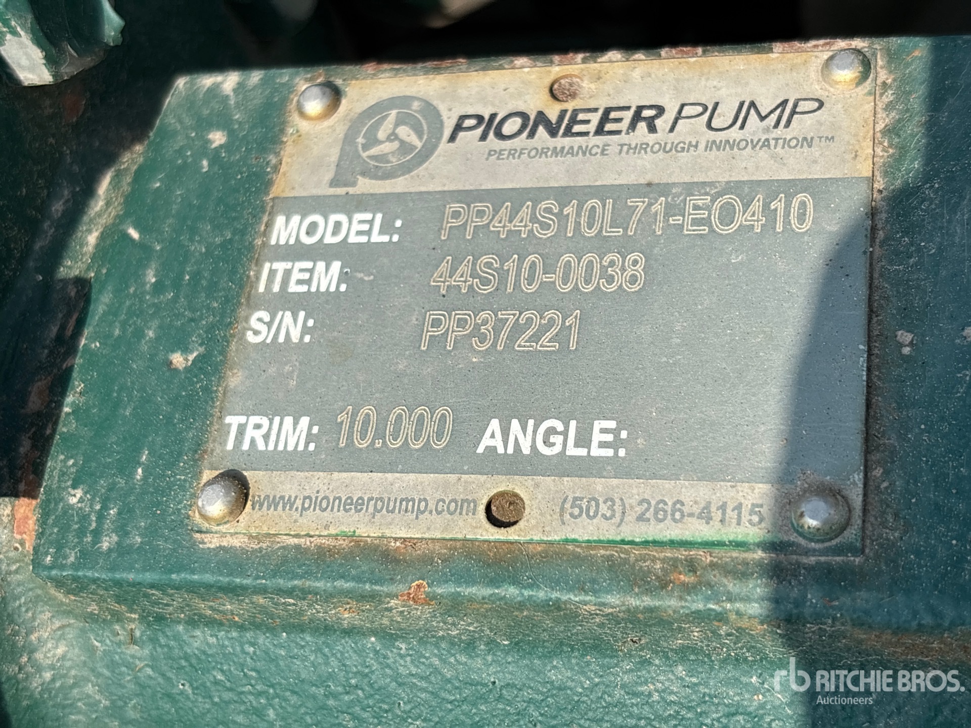 2021 Pioneer Pump PP44S10L71