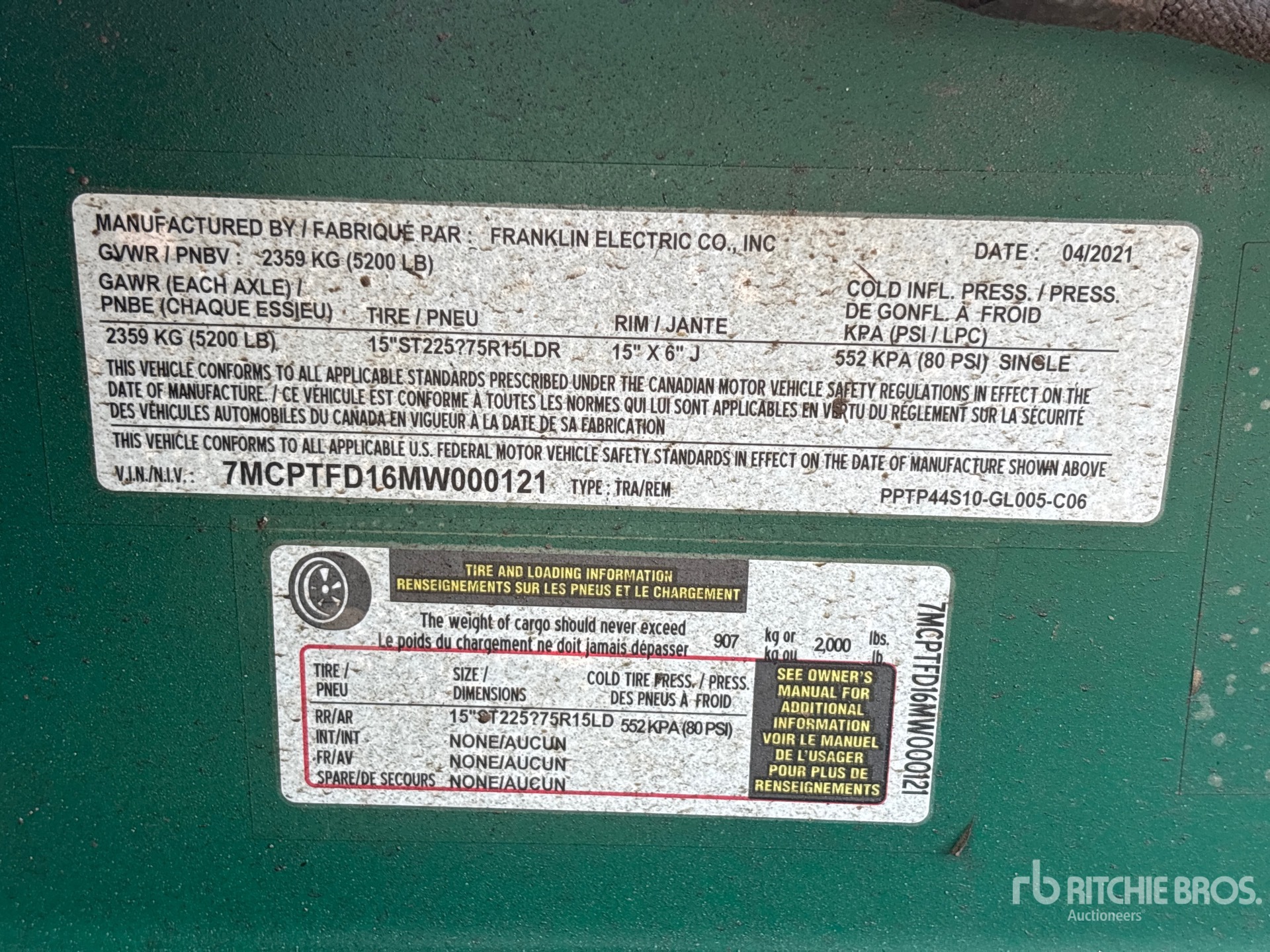 2021 Pioneer Pump PP44S10L71
