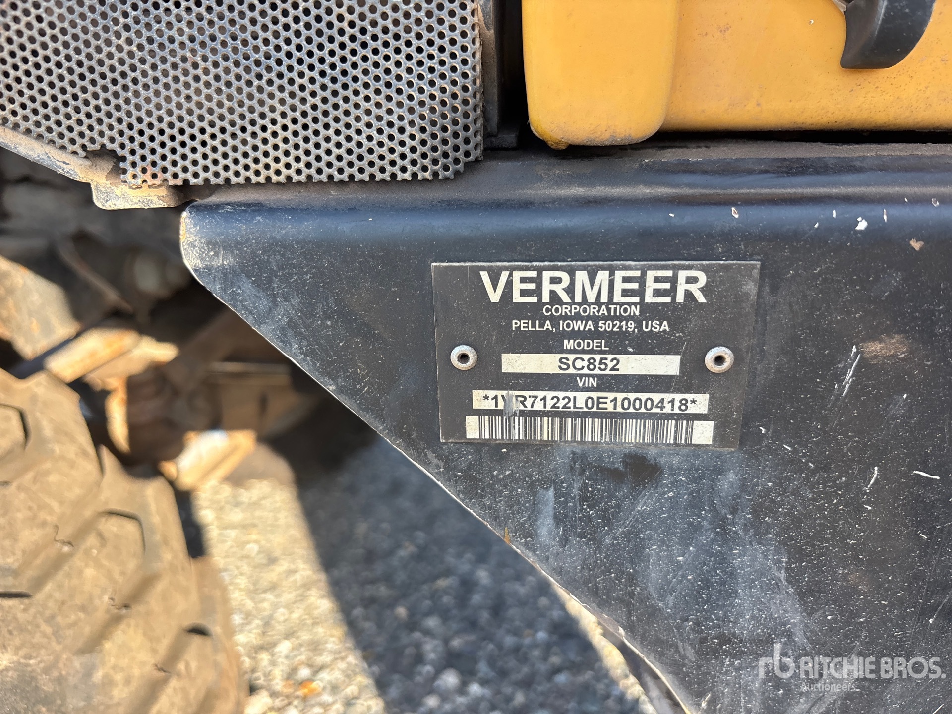 2014 Vermeer SC852