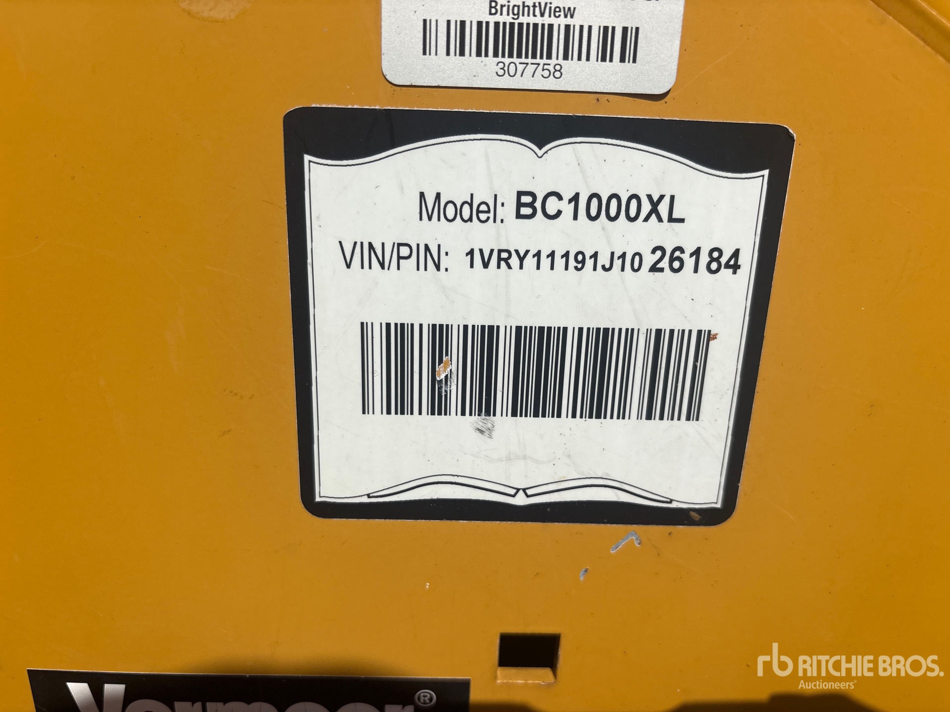2018 Vermeer 1000XL