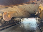 Chassis with Wanienki przedniej płyty podłogowej