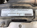 Engine with Emission Label