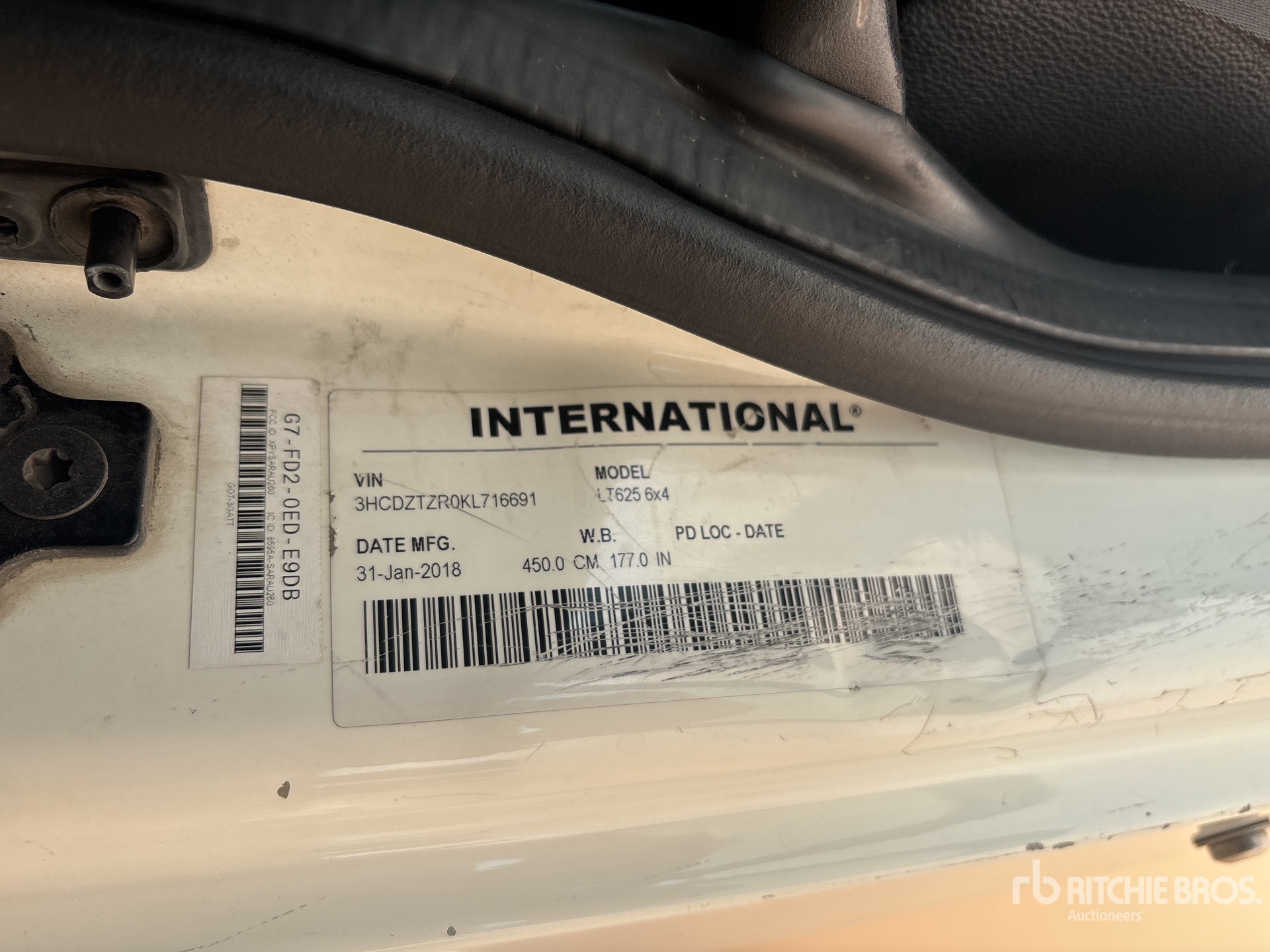 2019 International LT625