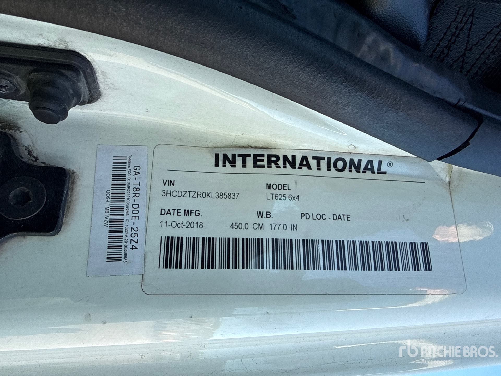2019 International LT625