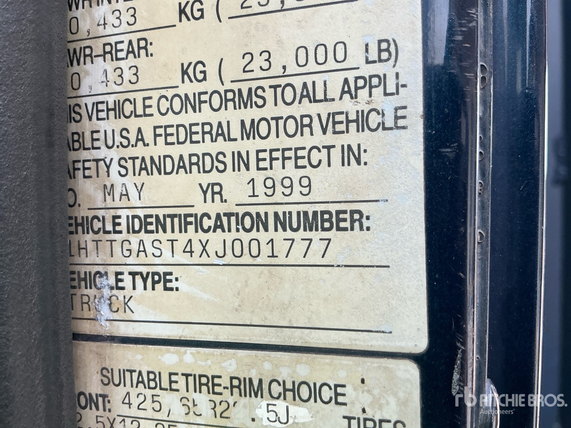 1999 International F5000