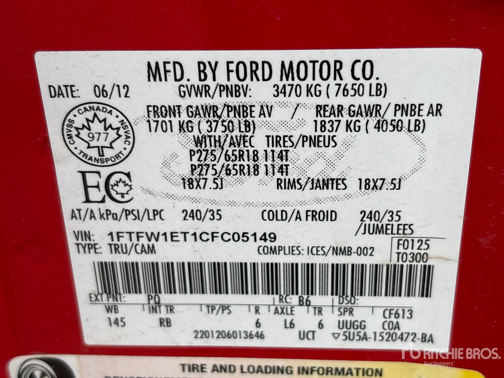 2012 Ford F-150