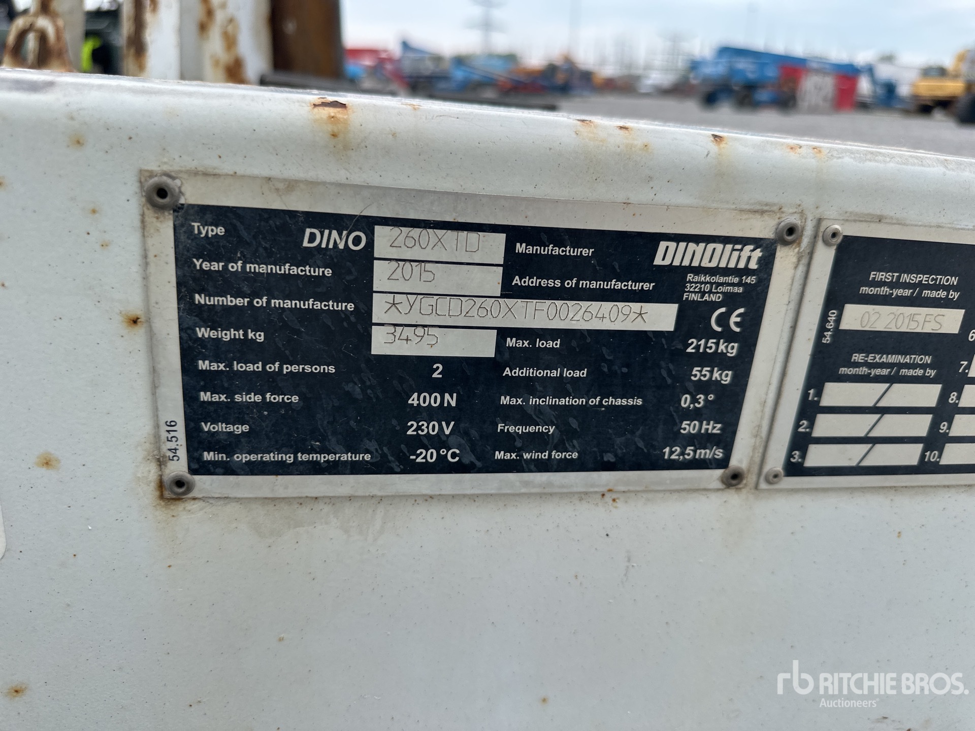 2015 Dino 260XTD