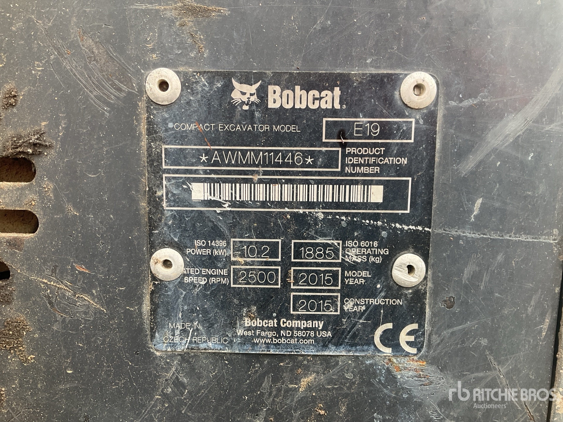 2015 Bobcat E19