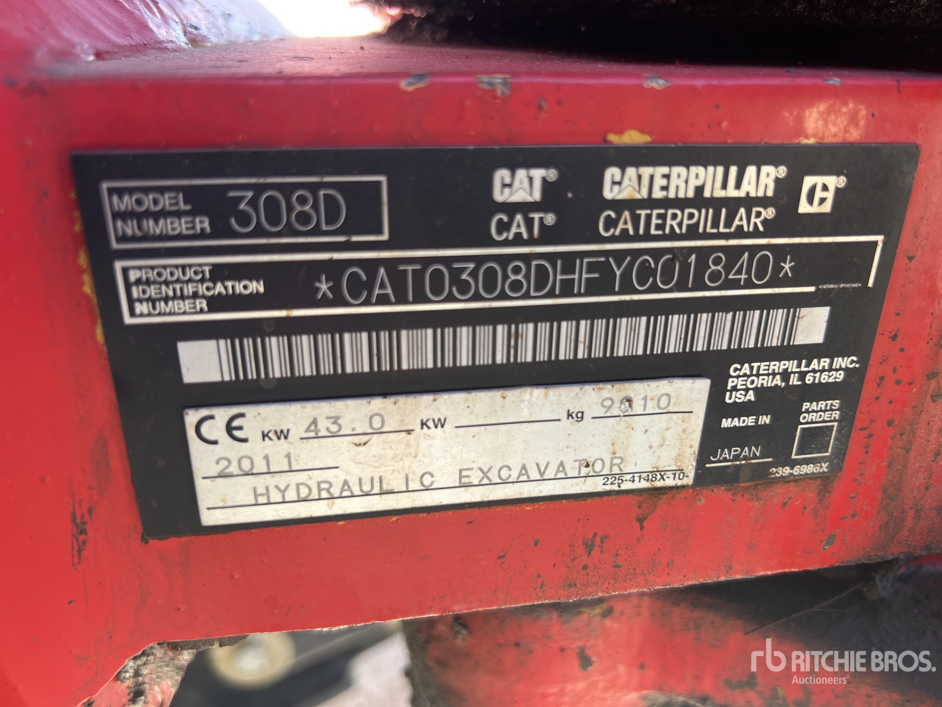 2011 Caterpillar 308D