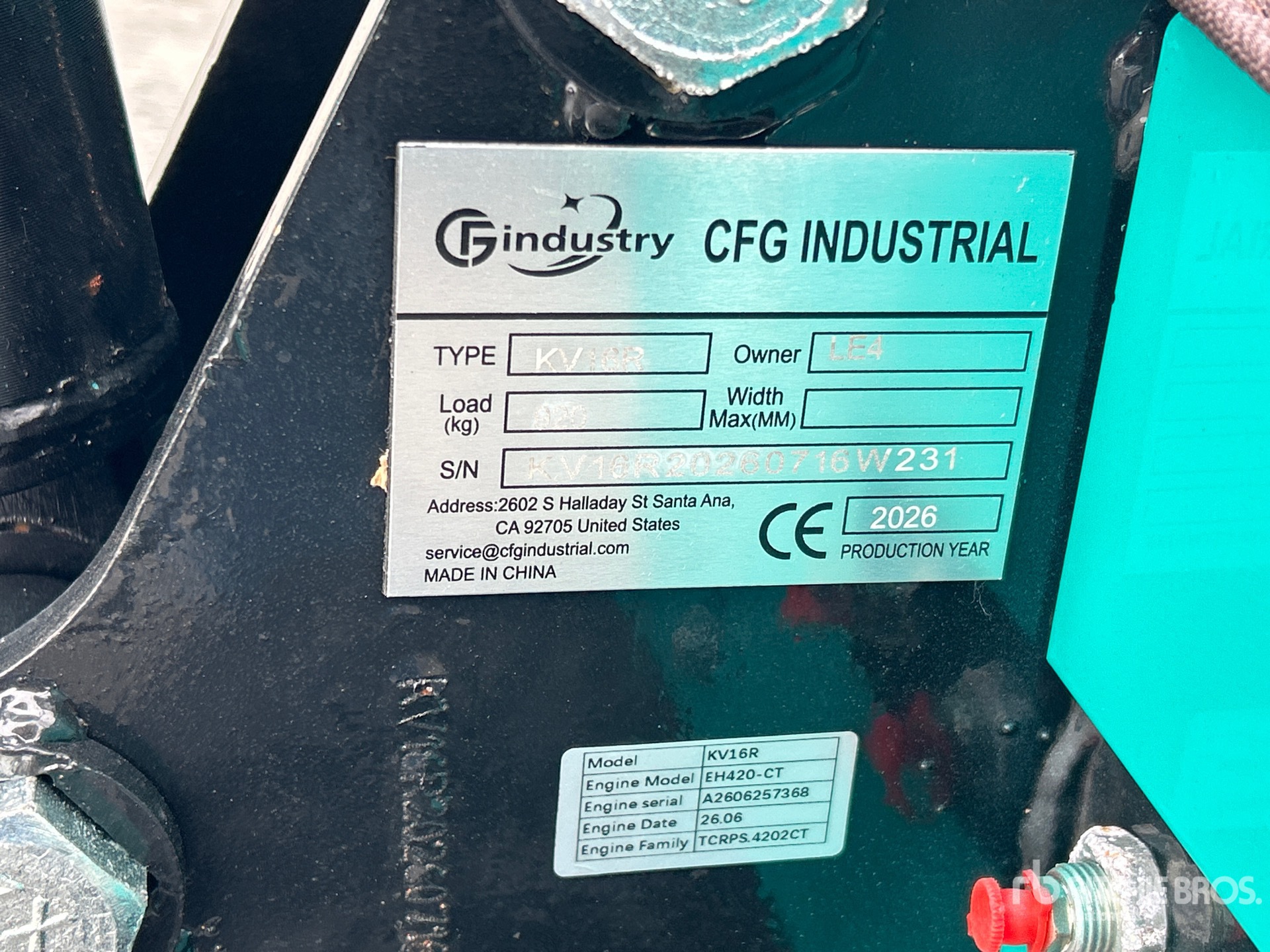 2026 CFG KV16R