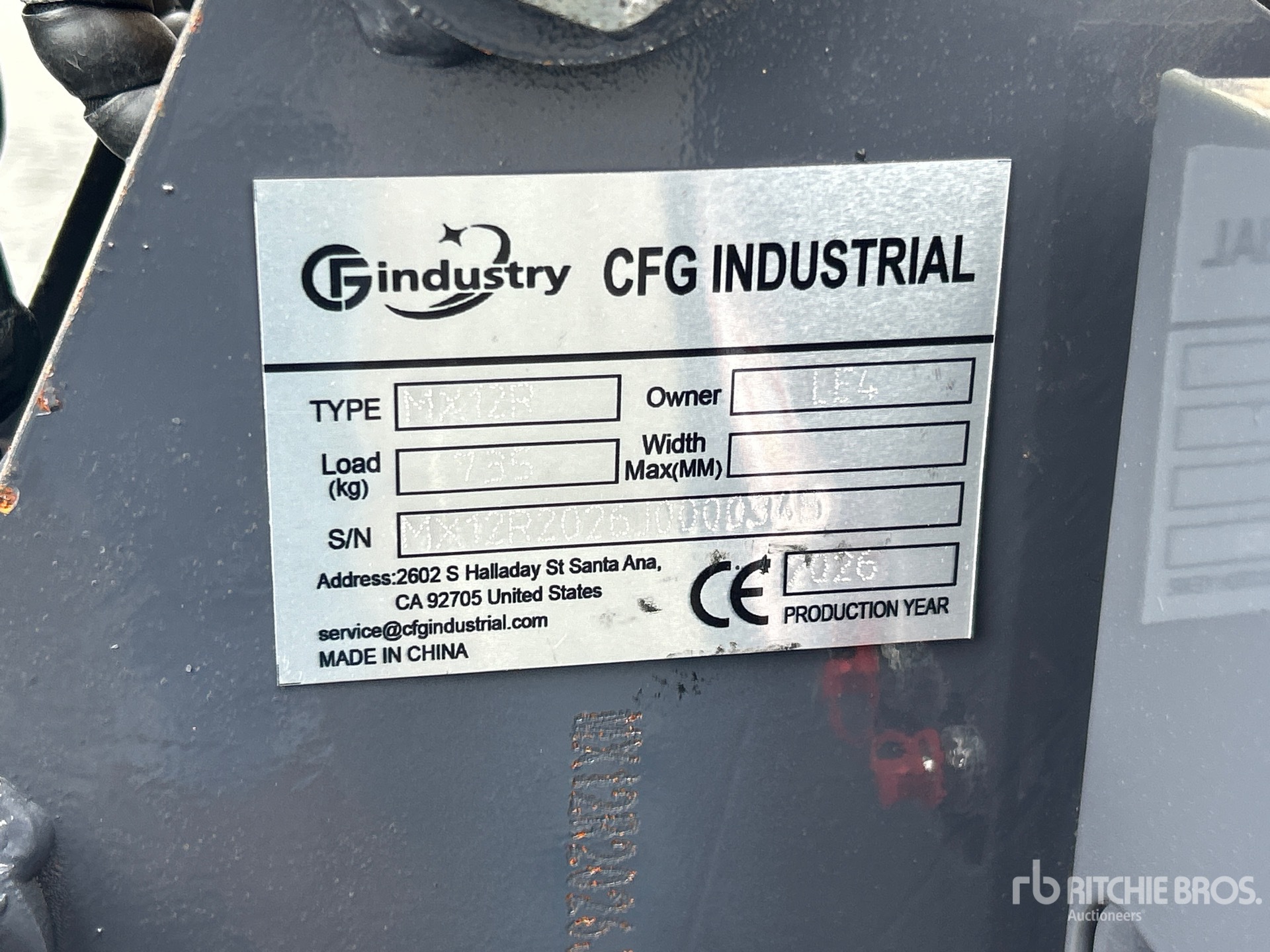 2026 CFG MX12R
