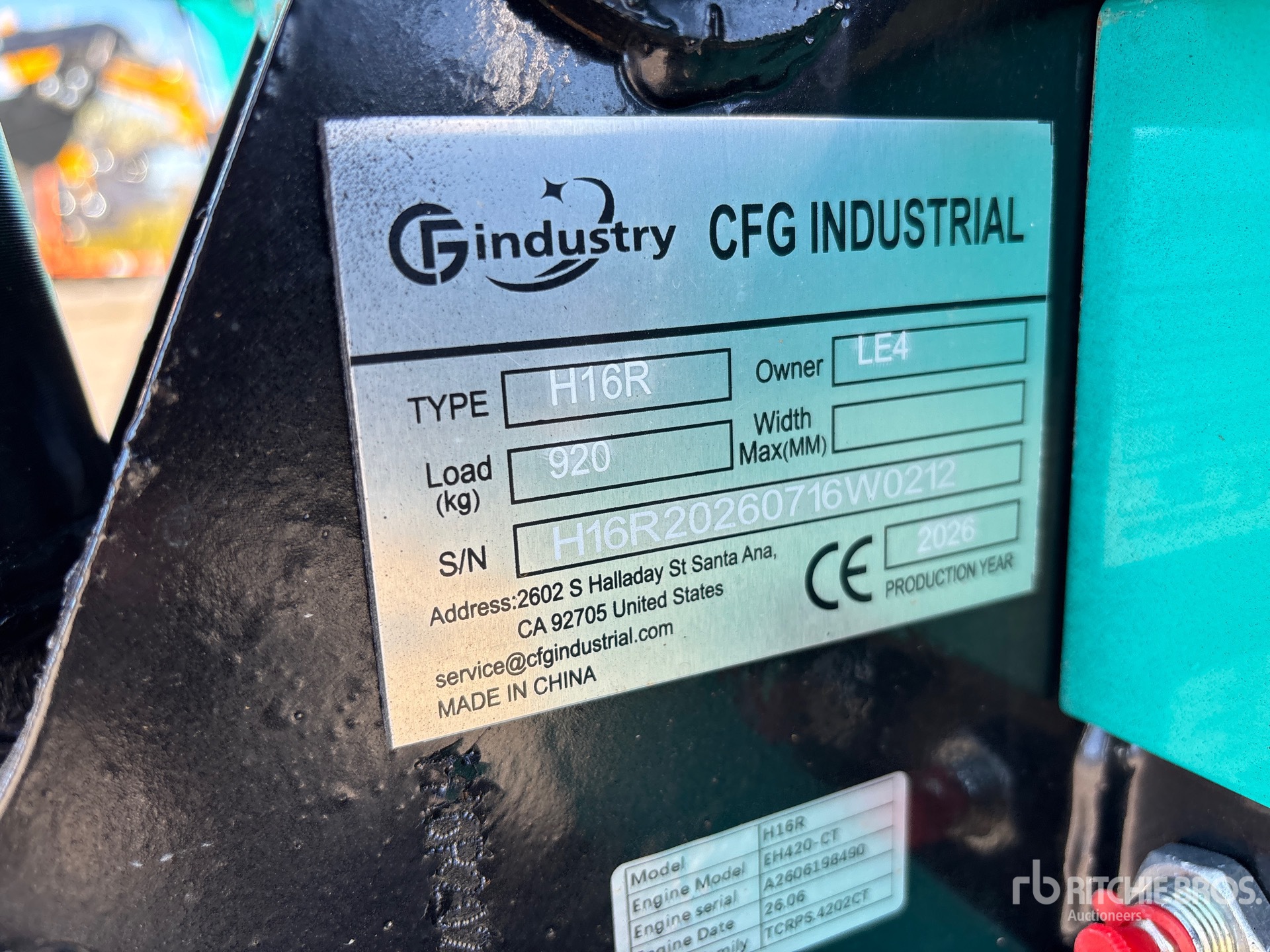 2026 CFG H16R