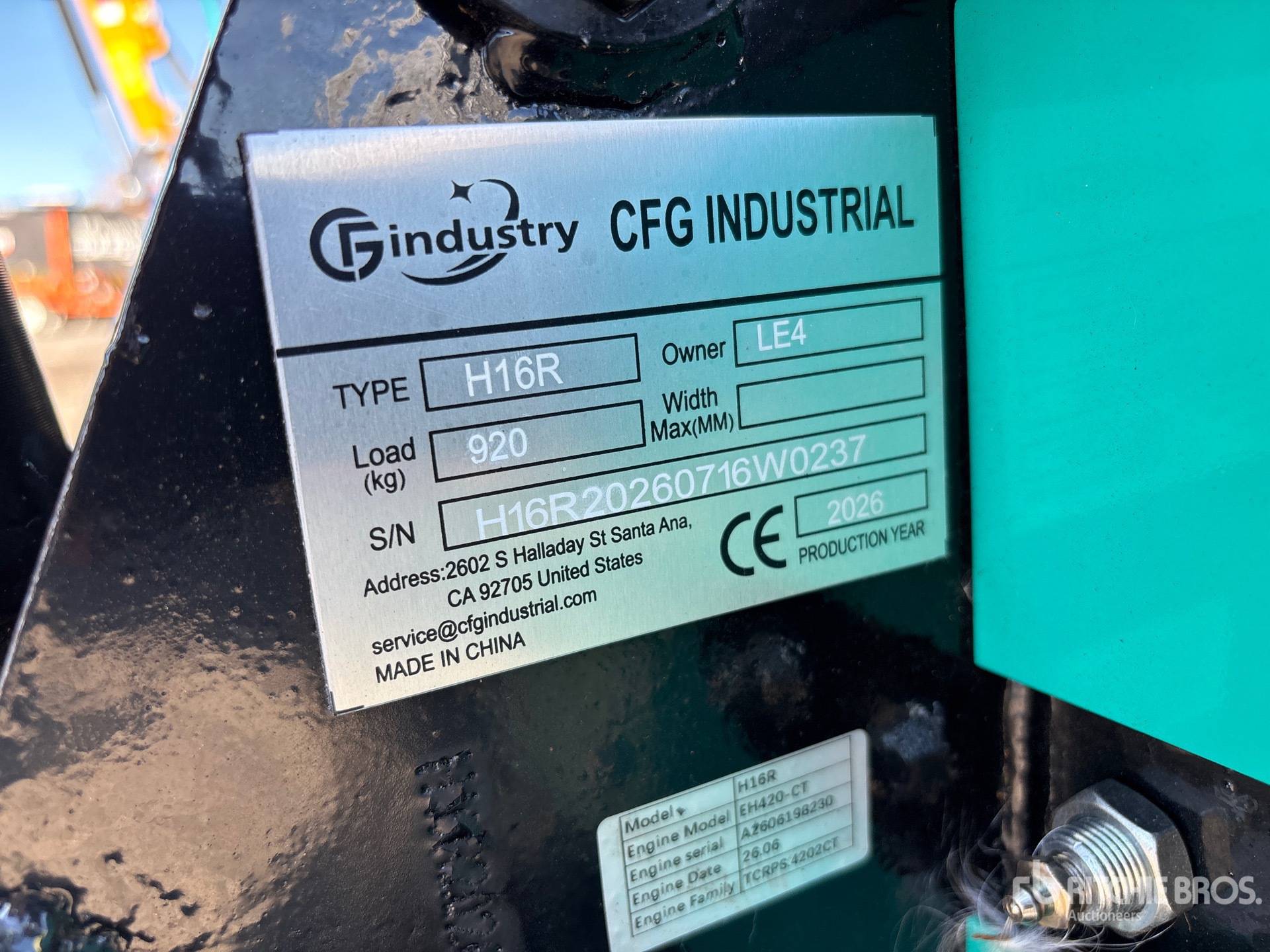 2026 CFG H16R