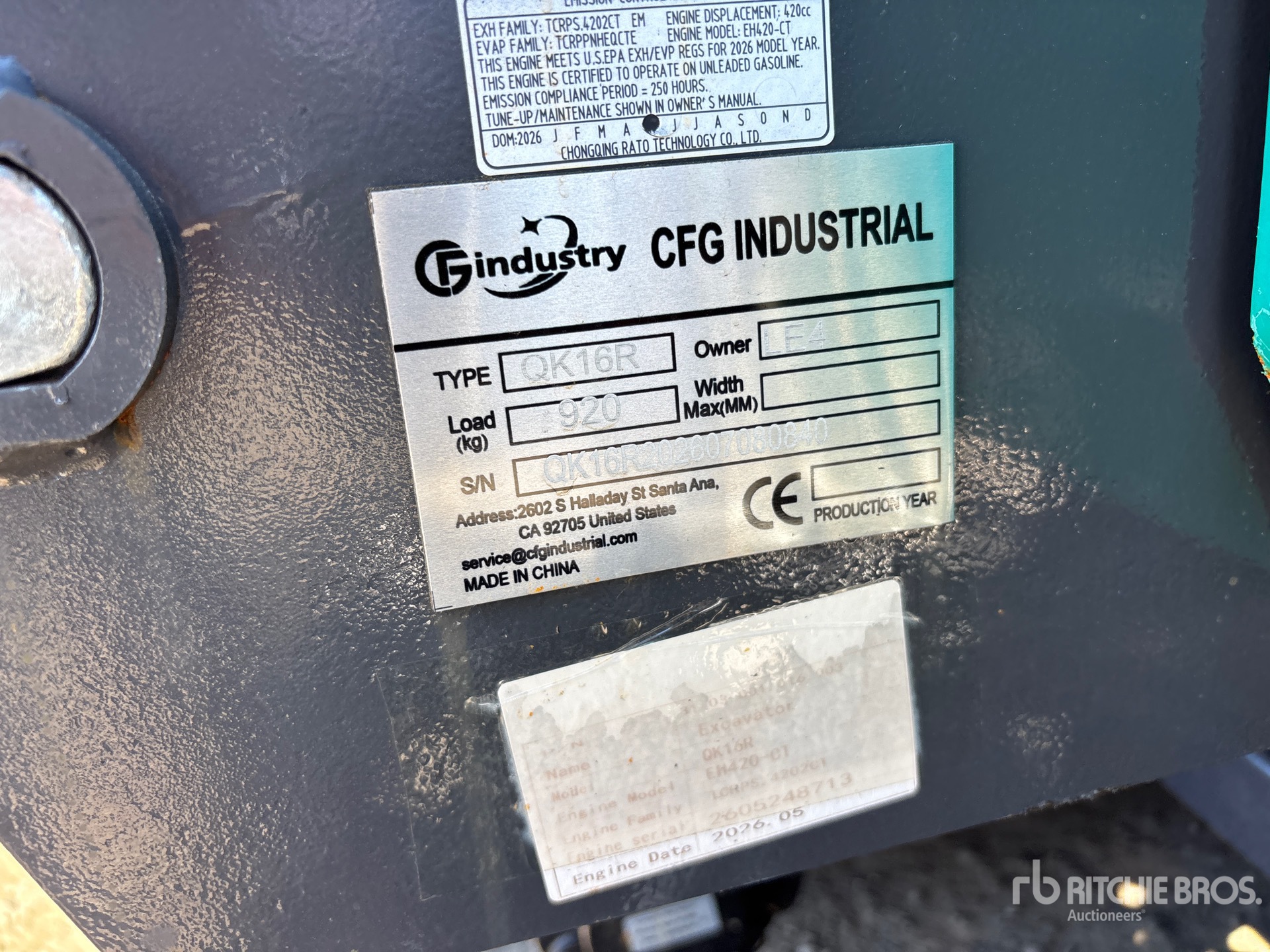 2026 CFG QK16R