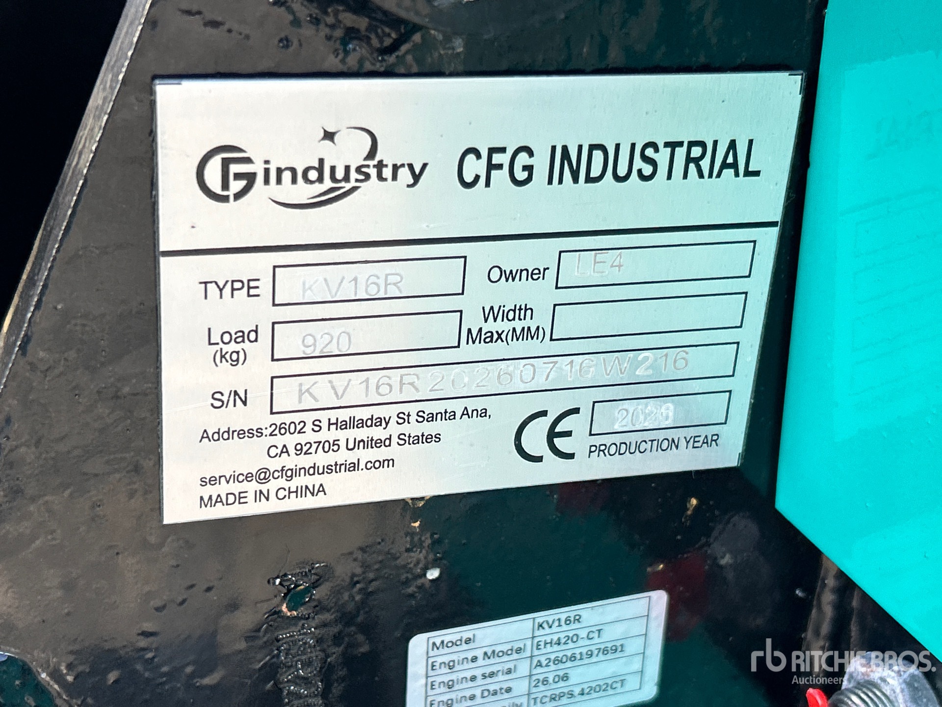 2026 CFG KV16R