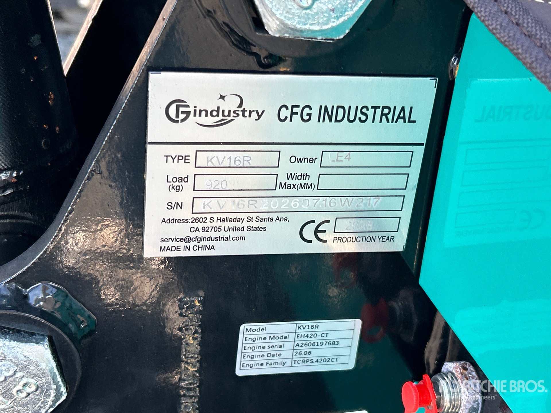 2026 CFG KV16R