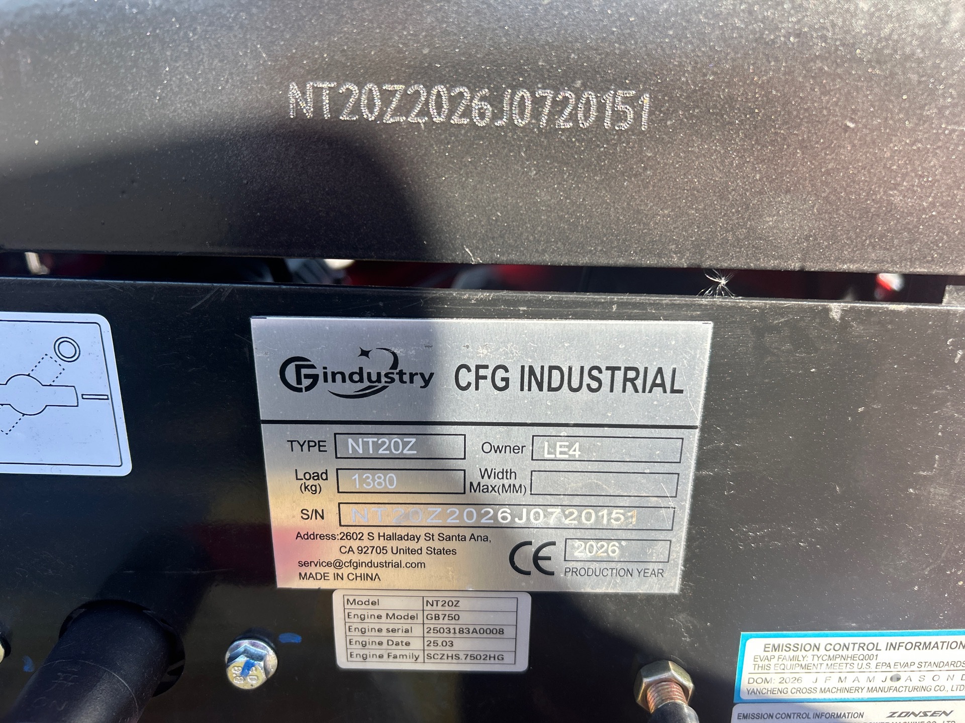 2026 CFG NT20Z