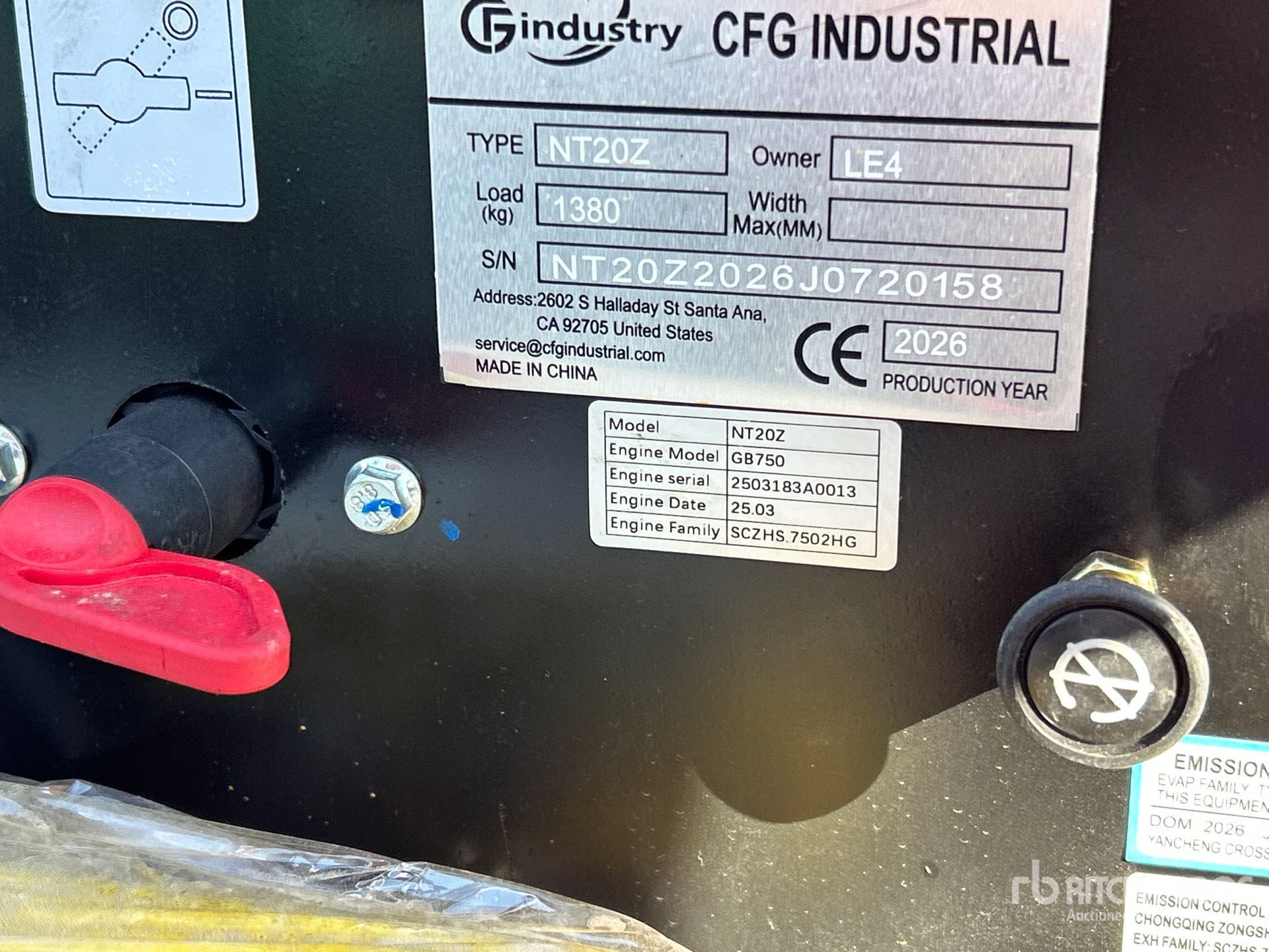 2026 CFG NT20Z